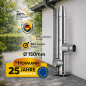 Preview: DW Bausatz Außenwand Ø 150 mm Edelstahl Schornstein 2,2–12,2 m