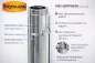 Preview: DW PLUS Längenelement 1000 mm Doppelwandig - Edehlstahl