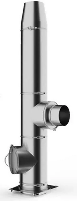 DW Bausatz Außenwand Ø 130 mm Edelstahl Schornstein 2,2–12,2 m