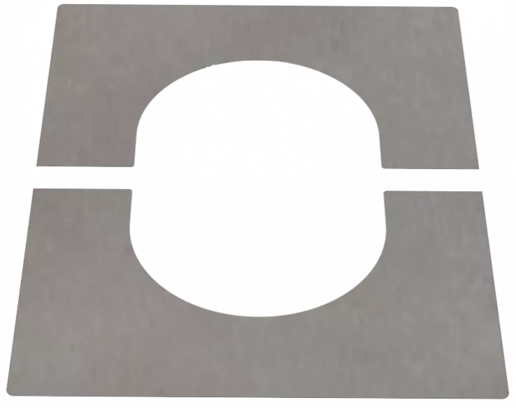 DW PLUS Teller-Rosette 2-teilig 0–40°, Doppelwandig - Edelstahl