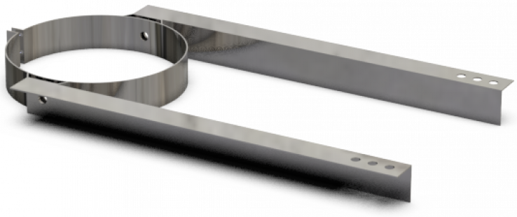 DW PLUS Edelstahl Plattenhalterung