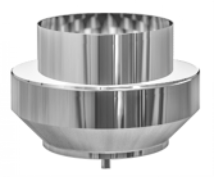 DW PLUS Doppelwandiger Russtopf mit Ablauf 250 mm