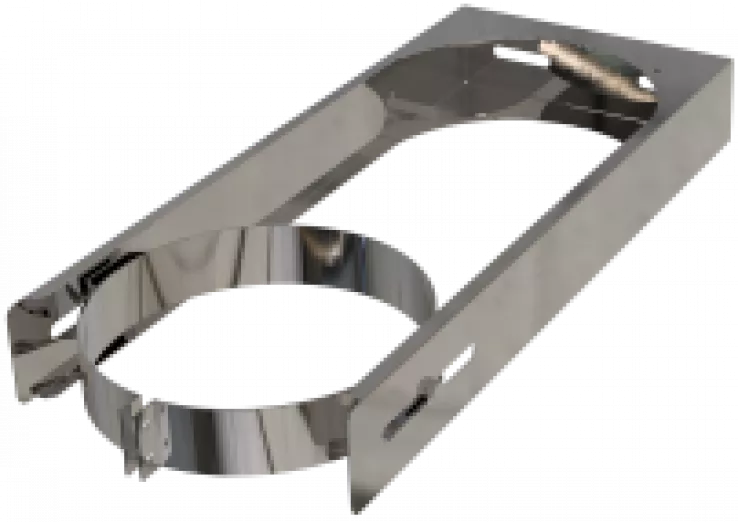 DW PLUS Wandabstandhalter 35–50 cm, Doppelwandig - Edelstahl