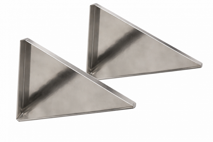 DW PLUS Edelstahl Wandkonsole (MASSIV)