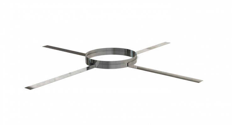 EW PLUS Distanzierung für Edelstahl-Schornsteinsystem