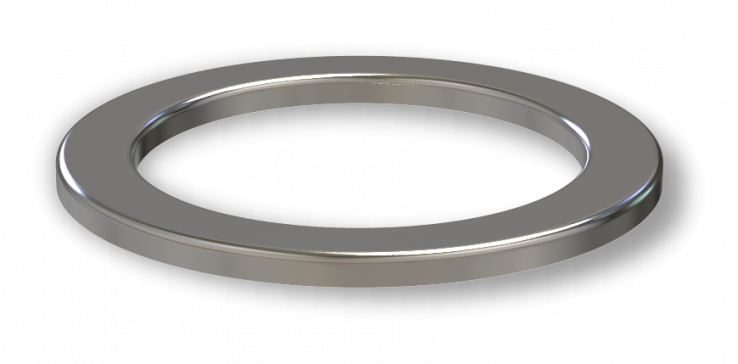 EW PLUS Wandrosette – Edelstahl