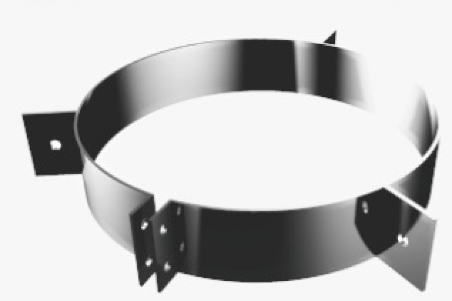 DW PLUS Halterung für Stahldrähte, Doppelwandig - Edelstahl