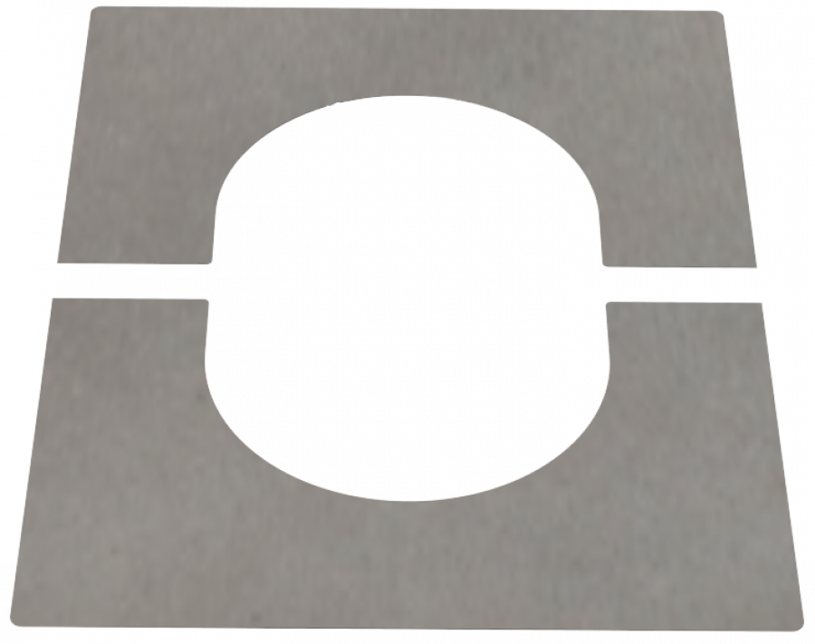 DW PLUS Teller-Rosette 2-teilig 0–40°, Doppelwandig - Edelstahl