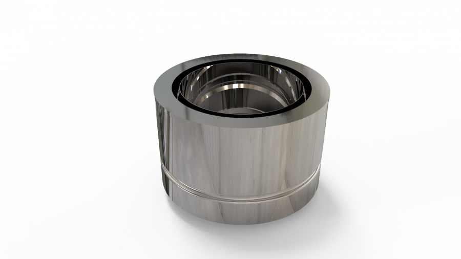 DW PLUS Edelstahl Doppelwandfutter