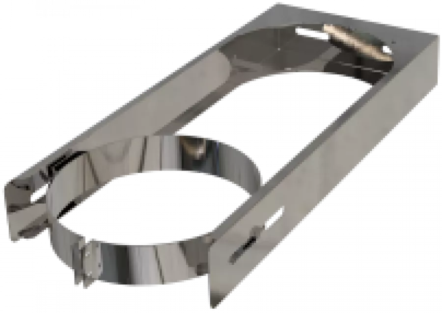 DW PLUS Wandabstandhalter 35–50 cm, Doppelwandig - Edelstahl