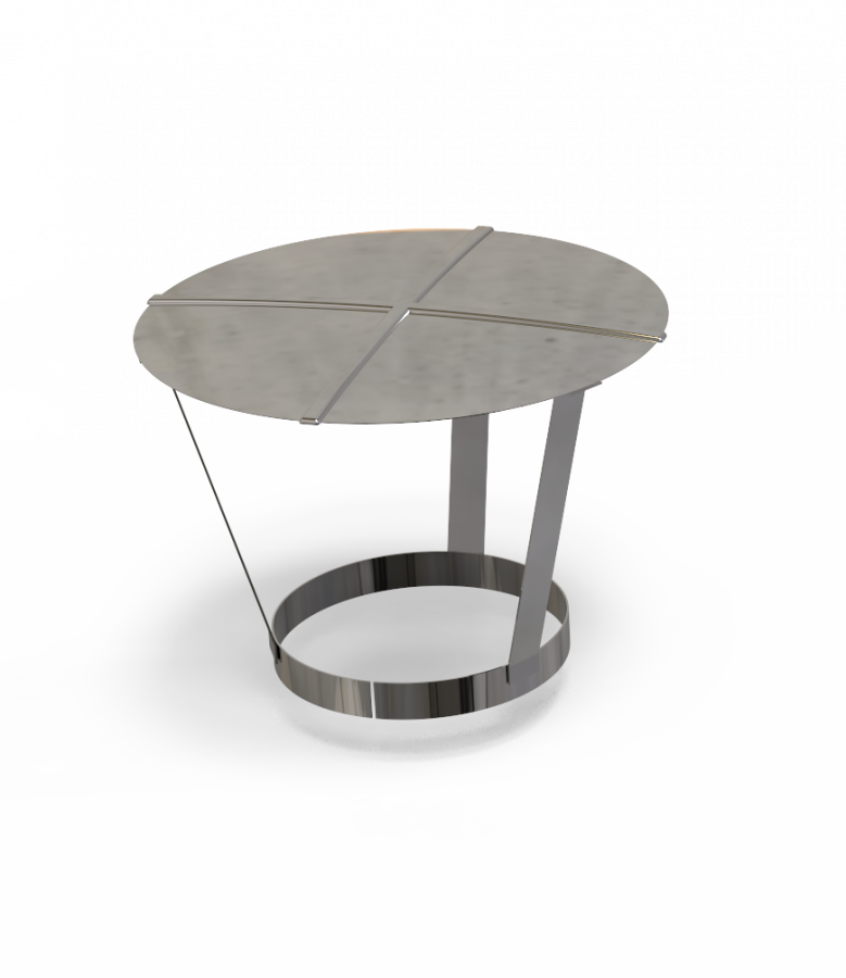 EW PLUS Regenhaube Edelstahl für EW-Schornsteinsystem