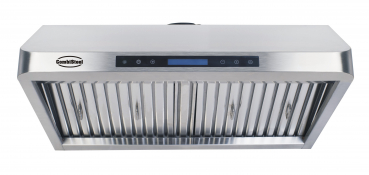 Wandhaube Edelstahl 900