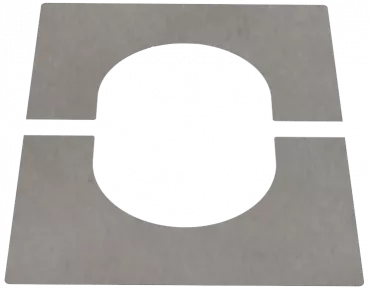 DW PLUS Teller-Rosette 2-teilig 0–40°, Doppelwandig - Edelstahl