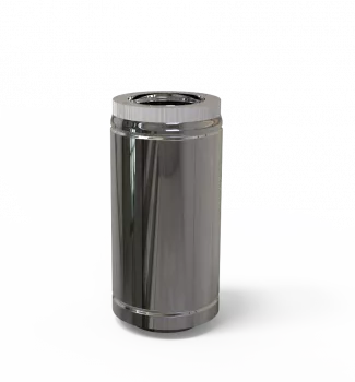 DW PLUS Längenelement 500 mm Doppelwandig - Edehlstahl