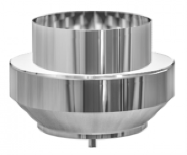 DW PLUS Doppelwandiger Russtopf mit Ablauf 250 mm