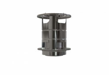 DW PLUS Edelstahl Doppelwandige Regen- und Windabdeckung
