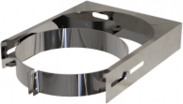 DW PLUS Wandabstandhalter 10–20 cm, Doppelwandig - Edelstahl