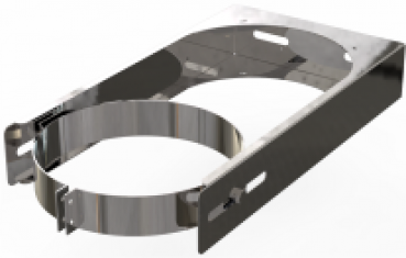 DW PLUS Wandabstandhalter 20–35 cm, Doppelwandig - Edelstahl