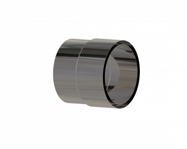 EW PLUS Wandfutter doppelt Edelstahl für Schornsteinsystem