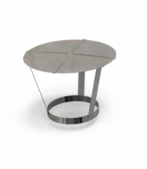 EW PLUS Regenhaube Edelstahl für EW-Schornsteinsystem